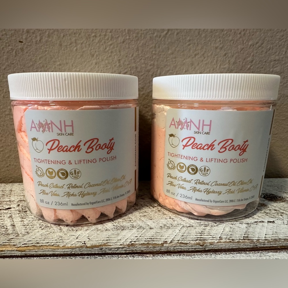 Bundle of AMNH Skin Care Peach Booty Tightening & Lifting Polish - NIB